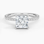 Freesia 2mm Diamond Ring (1/3 ct. tw.) Platinum Princess Engagement Ring