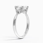 Selene Three Stone Diamond Ring (1/3 ct. tw.) Platinum Marquise Engagement Ring