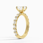 Nathalie Emerald-Cut Diamond Ring (3/4 ct. tw.) Yellow Gold 18k Radiant Engagement Ring