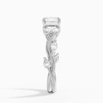 Vintage Secret Garden Diamond Ring (3/8 ct. tw.) Platinum Asscher Engagement Ring