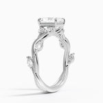 Vintage Secret Garden Diamond Ring (3/8 ct. tw.) Platinum Radiant Engagement Ring