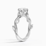 Vintage Secret Garden Diamond Ring (3/8 ct. tw.) Platinum Round Engagement Ring