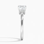 Stella Diamond Ring Platinum Asscher Engagement Ring
