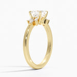 Stella Diamond Ring Yellow Gold 18k Asscher Engagement Ring