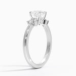 Stella Diamond Ring Platinum Cushion Engagement Ring