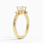 Stella Diamond Ring Yellow Gold 18k Cushion Engagement Ring