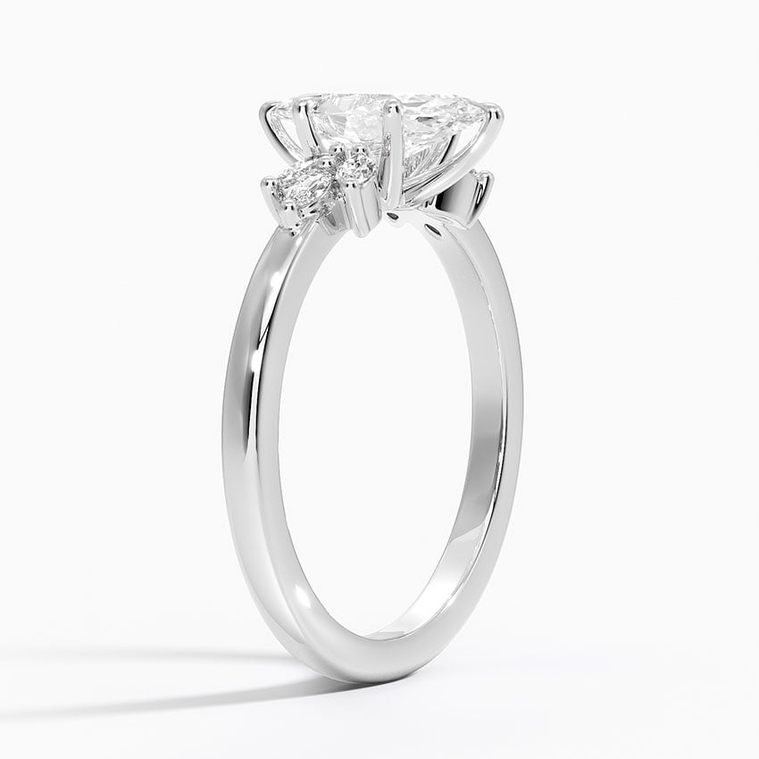 Stella Diamond Ring Platinum Marquise Engagement Ring
