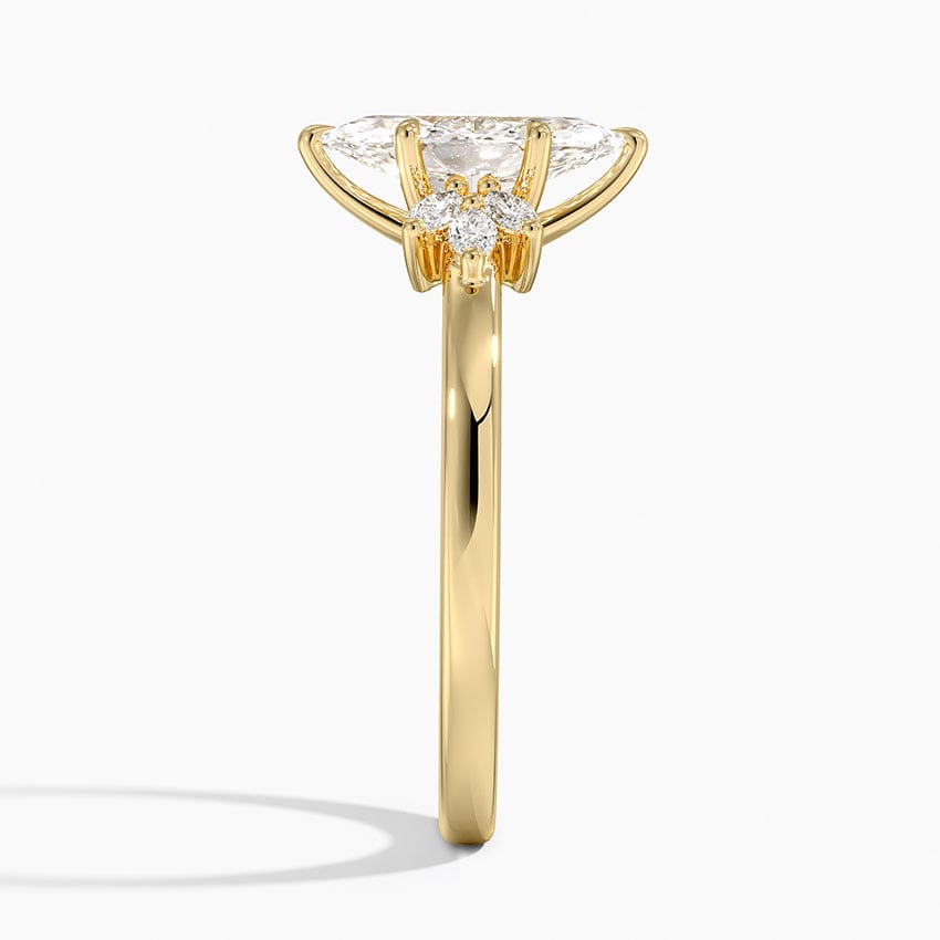 Stella Diamond Ring Yellow Gold 18k Marquise Engagement Ring