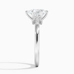 Stella Diamond Ring Platinum Pear Engagement Ring