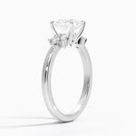 Stella Diamond Ring Platinum Princess Engagement Ring