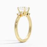 Stella Diamond Ring Yellow Gold 18k Princess Engagement Ring