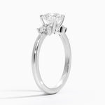 Stella Diamond Ring Platinum Round Engagement Ring