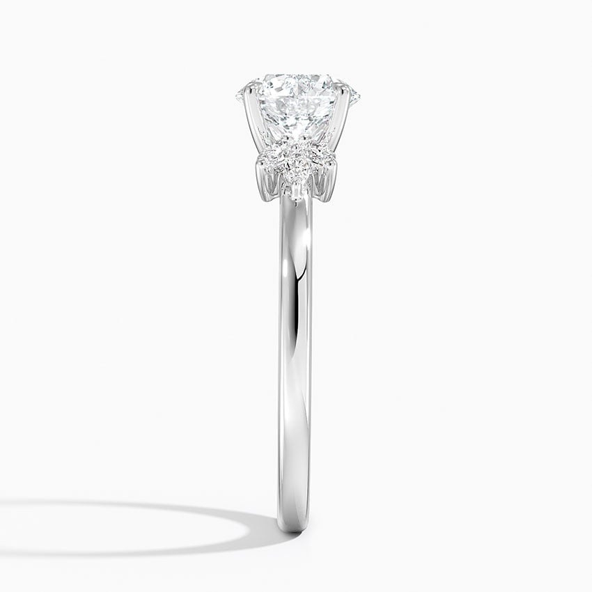 Stella Diamond Ring Platinum Round Engagement Ring