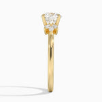 Stella Diamond Ring Yellow Gold 18k Round Engagement Ring