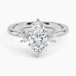 Stella Diamond Ring Platinum Marquise Engagement Ring