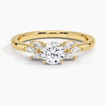 Stella Diamond Ring Yellow Gold 18k Round Engagement Ring