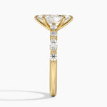 Versailles Half Coverage Diamond Ring (1/3 ct. tw.) Yellow Gold 18k Marquise Engagement Ring