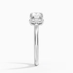 Sasha Three Stone Marquise Diamond Ring (1/3 ct. tw.) Platinum Cushion Engagement Ring