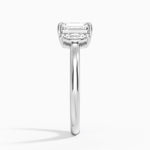 Sasha Three Stone Marquise Diamond Ring (1/3 ct. tw.) Platinum Emerald Engagement Ring