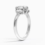 Sasha Three Stone Marquise Diamond Ring (1/3 ct. tw.) Platinum Pear Engagement Ring