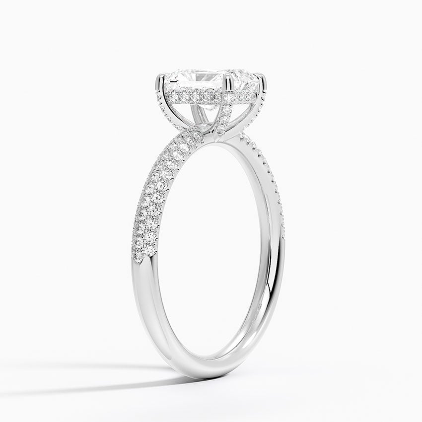 Valencia Diamond Ring (1/3 ct. tw.) Platinum Radiant Engagement Ring