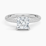 Valencia Diamond Ring (1/3 ct. tw.) Platinum Princess Engagement Ring