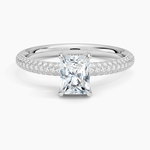 Valencia Diamond Ring (1/3 ct. tw.) Platinum Radiant Engagement Ring