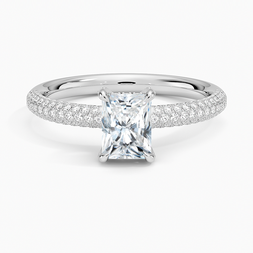 Valencia Diamond Ring (1/3 ct. tw.) Platinum Radiant Engagement Ring