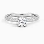 Valencia Diamond Ring (1/3 ct. tw.) Platinum Round Engagement Ring