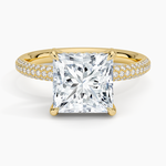Valencia Diamond Ring (1/3 ct. tw.) Yellow Gold 18k Princess Engagement Ring