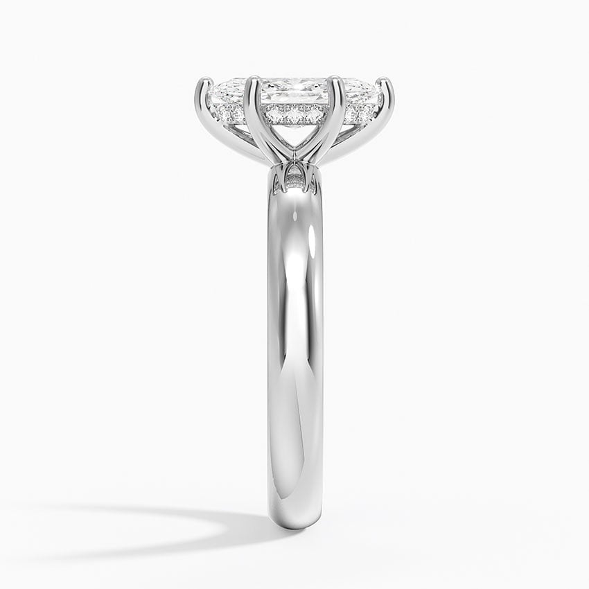 Sydney Perfect Fit Halo 3mm Diamond Ring Platinum Marquise Engagement Ring