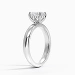Sydney Perfect Fit Halo 3mm Diamond Ring Platinum Oval Engagement Ring