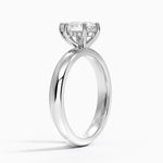 Sydney Perfect Fit Halo 3mm Diamond Ring Platinum Pear Engagement Ring