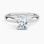 Sydney Perfect Fit Halo 3mm Diamond Ring Platinum Radiant Engagement Ring