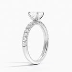 Luxe Amelie Diamond Ring (3/8 ct. tw.) Platinum Asscher Engagement Ring