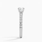 Luxe Amelie Diamond Ring (3/8 ct. tw.) Platinum Cushion Engagement Ring