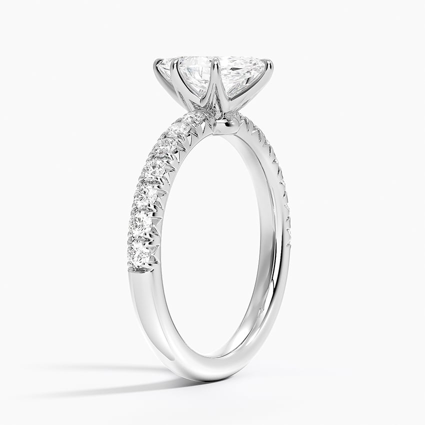 Luxe Amelie Diamond Ring (3/8 ct. tw.) Platinum Marquise Engagement Ring