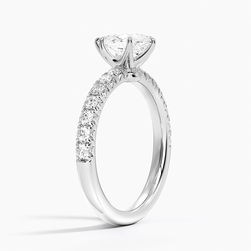 Luxe Amelie Diamond Ring (3/8 ct. tw.) Platinum Pear Engagement Ring