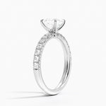 Luxe Amelie Diamond Ring (3/8 ct. tw.) Platinum Princess Engagement Ring