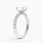 Luxe Amelie Diamond Ring (3/8 ct. tw.) Platinum Radiant Engagement Ring