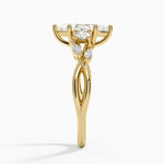 Willow Three Stone Diamond Ring (1/3 ct. tw.) Yellow Gold 18k Marquise Engagement Ring