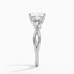 Willow Three Stone Diamond Ring (1/3 ct. tw.) Platinum Radiant Engagement Ring