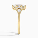 Luxe Nadia Diamond Ring Yellow Gold 18k Marquise Engagement Ring