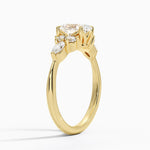 Luxe Nadia Diamond Ring Yellow Gold 18k Oval Engagement Ring