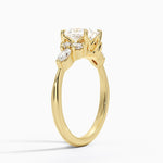 Luxe Nadia Diamond Ring Yellow Gold 18k Princess Engagement Ring