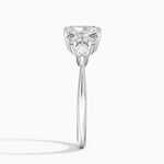 Luxe Nadia Diamond Ring Platinum Radiant Engagement Ring