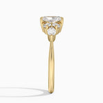 Luxe Nadia Diamond Ring Yellow Gold 18k Radiant Engagement Ring