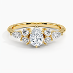 Luxe Nadia Diamond Ring Yellow Gold 18k Pear Engagement Ring