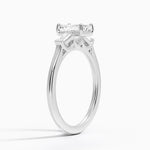 Perfect Fit Tapered Baguette Diamond Ring Platinum Emerald Engagement Ring