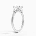 Perfect Fit Tapered Baguette Diamond Ring Platinum Radiant Engagement Ring